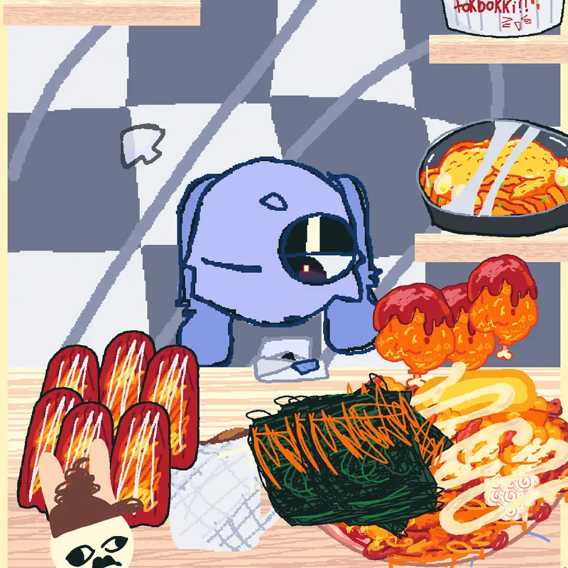 Secretary mukbang(again) by @novxy