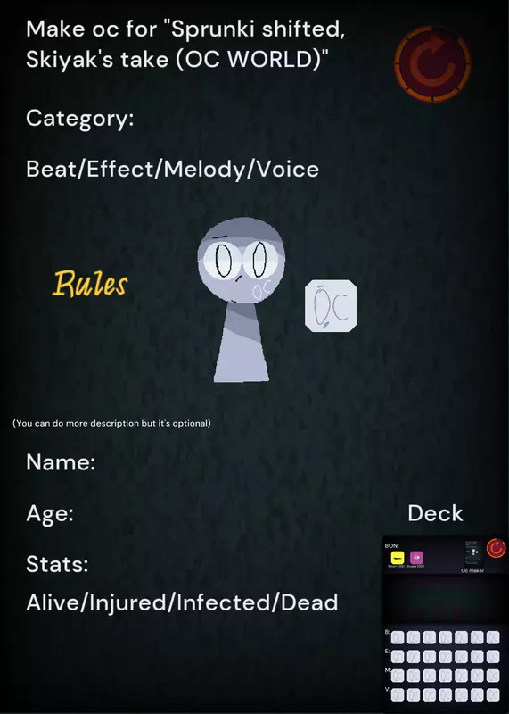 Sprunki shifted oc world maker by @Ultimater