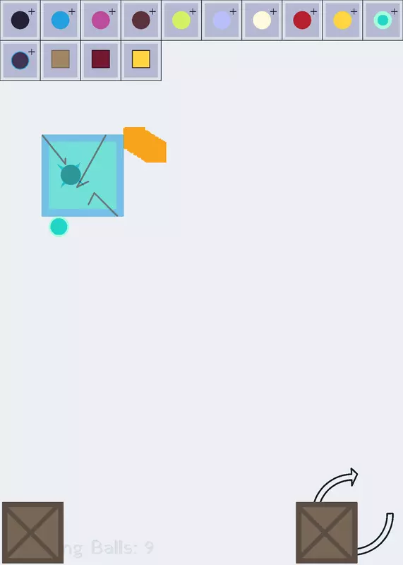 Bouncy Balls Sandbox by @DamianDiaz
