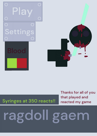 ragdoll gaem also that thing back there is a...