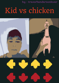 Kid vs chicken