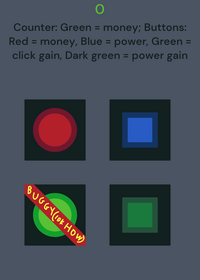 Dark clicker (green button is buggy)