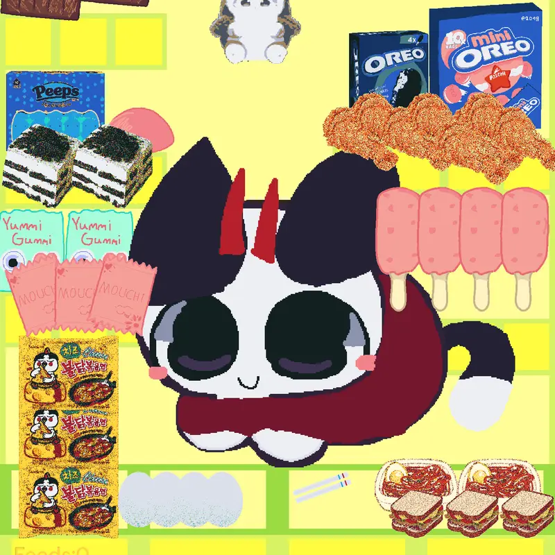 Tuxy's Binky Loaf Mukbang :) by @DemonTuxedo
