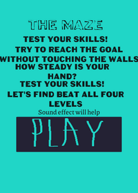 Scary maze game