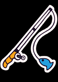 Fishing rod.