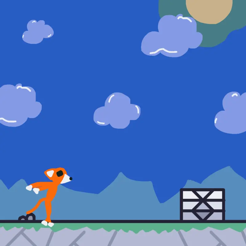 Foxy run! by @Aiden0115