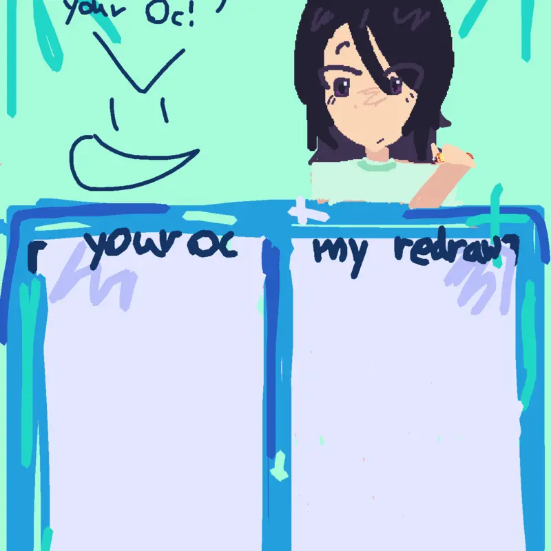 Redrawing your oc! by @0ne4fy_mentioned-11