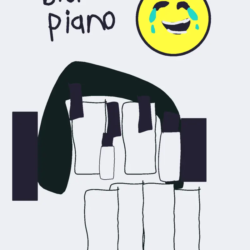 Broken piano 😂🤣😂 by @bearthekid