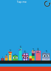 Numberblocks floor is lava + black hole