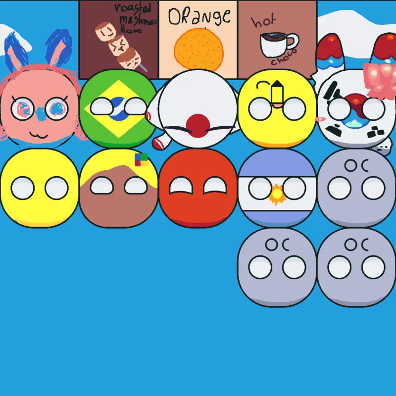 Countryball remix party by @Thimarty