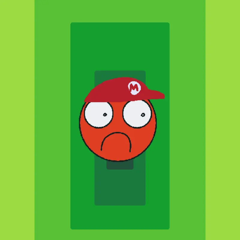 Mario falling by @tvokidsfan100
