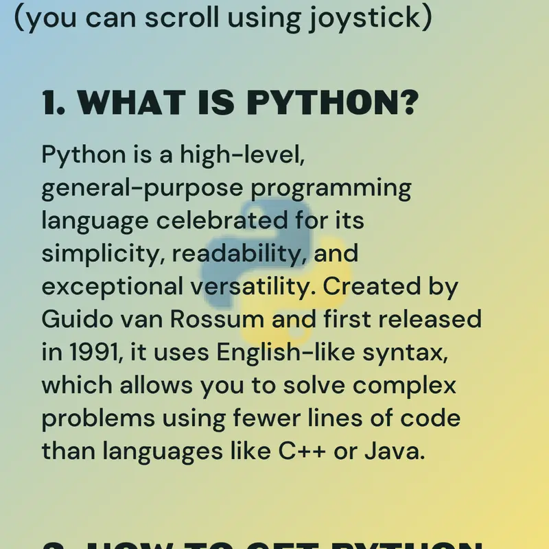 How to code in Python by @Reagan1410
