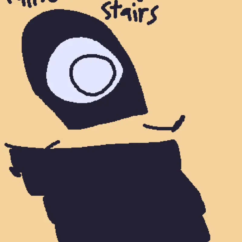 Character falls down the stairs by @Flover-Hop