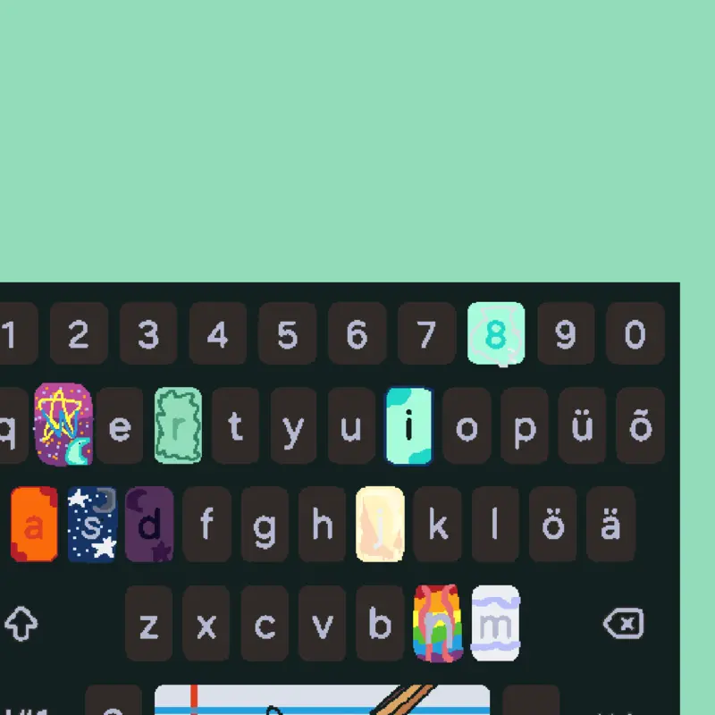 Design the keyboard by @Artsy-bella_190