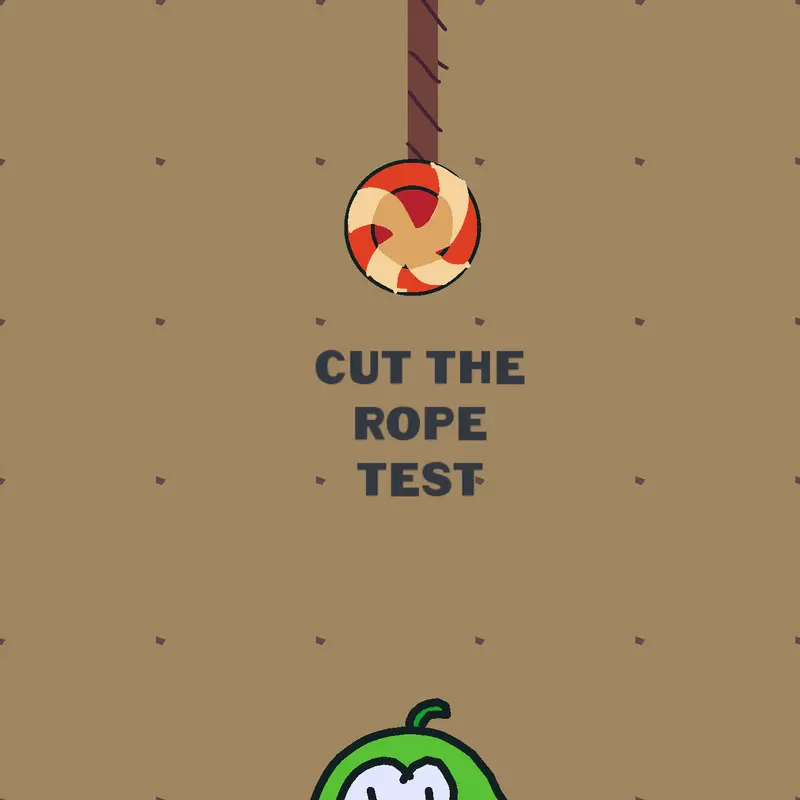 Cut the rope test by @doge_double