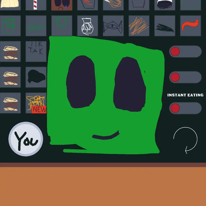 Feed me by @green_cube_alt