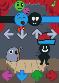 FNF vs geometry dash