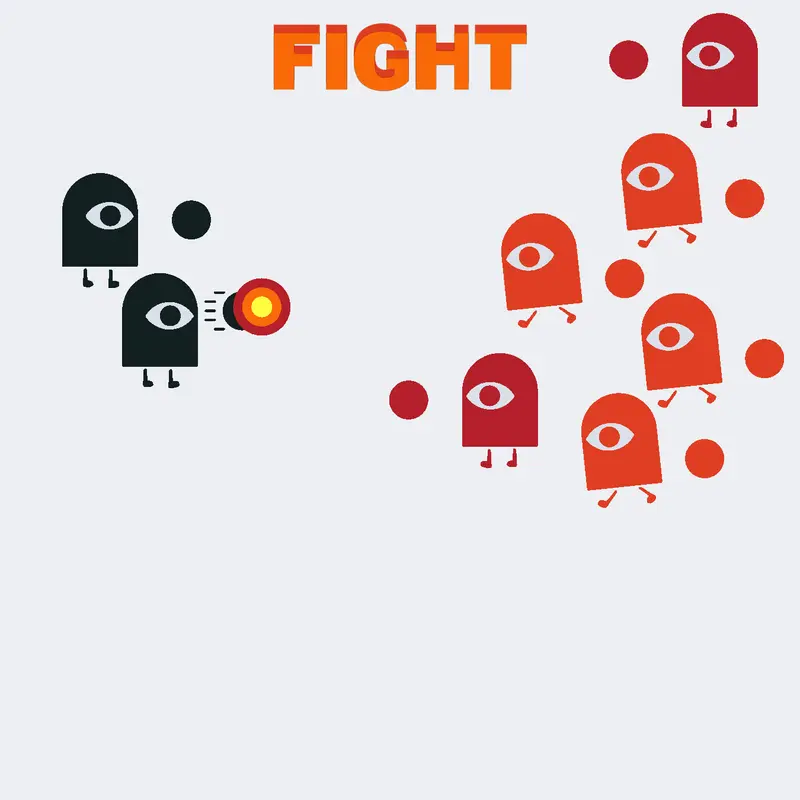The character fight by @WHYMYNAME