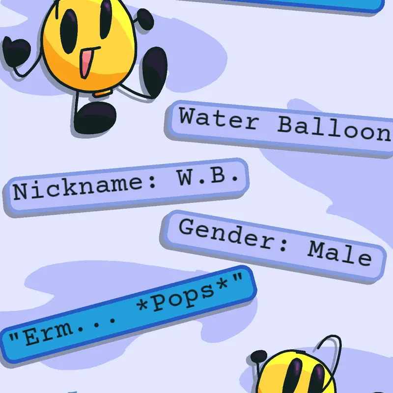If You Were A BFDI Character by @WoodenSaple