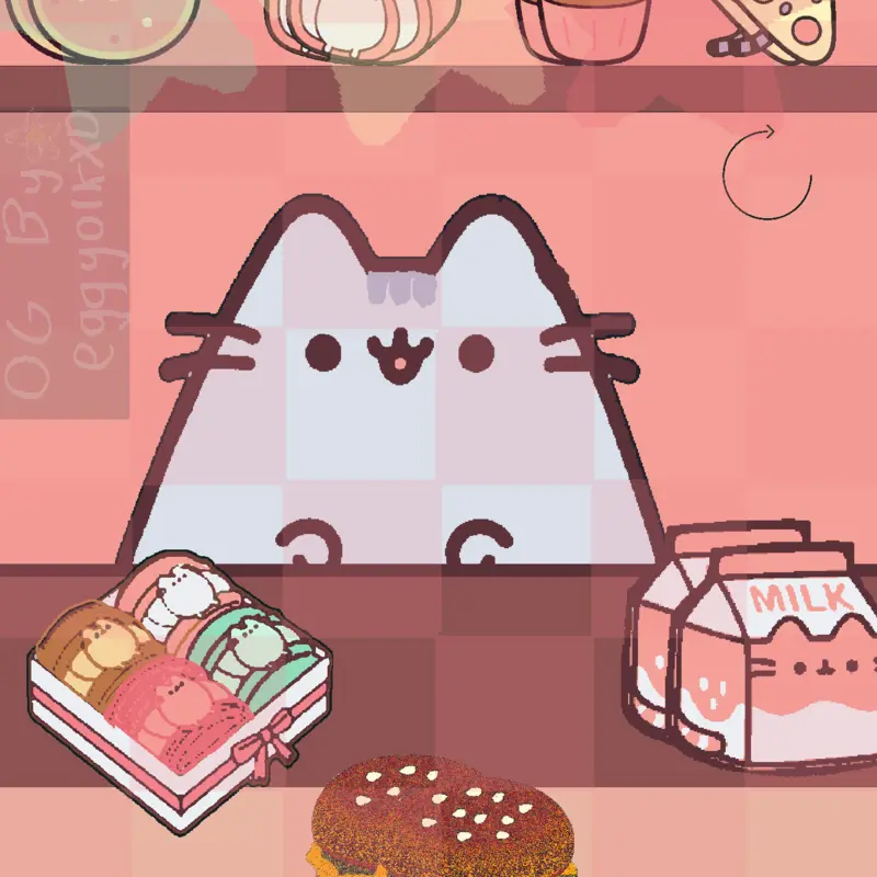 Feed Pusheen Mukbang by @eggyolkXD