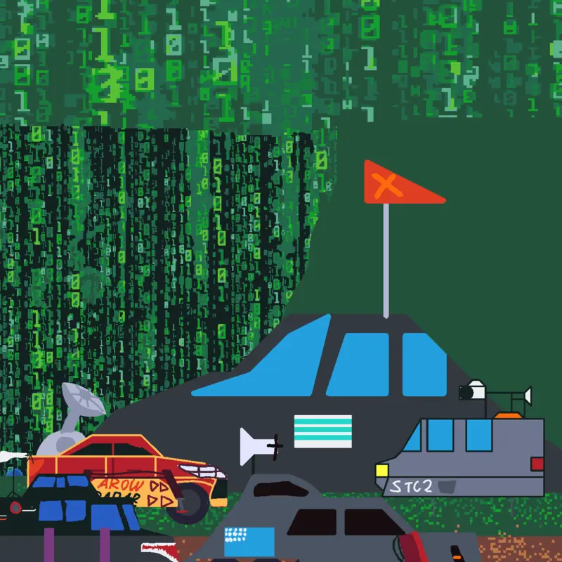(Wild warning) interceptors versus Halloween hacker￼ by @doget22
