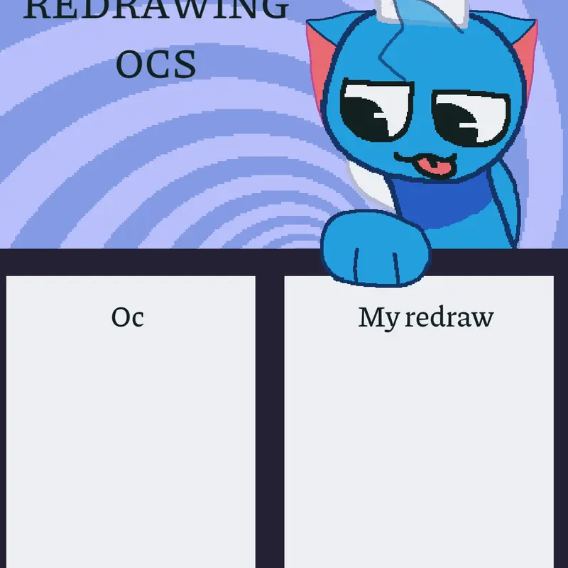 Redrawing ur ocs by @Rubro_ofc