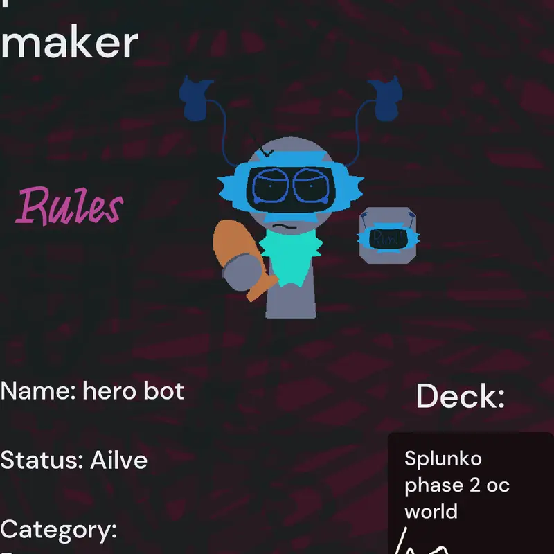 Oc maker splunko music sprunki AHWHAJWHS by @Tunners_Plays_Alt