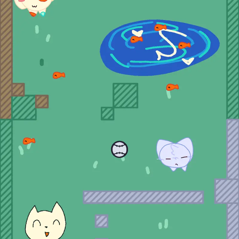 Meowground hangout! by @AEROCHAN