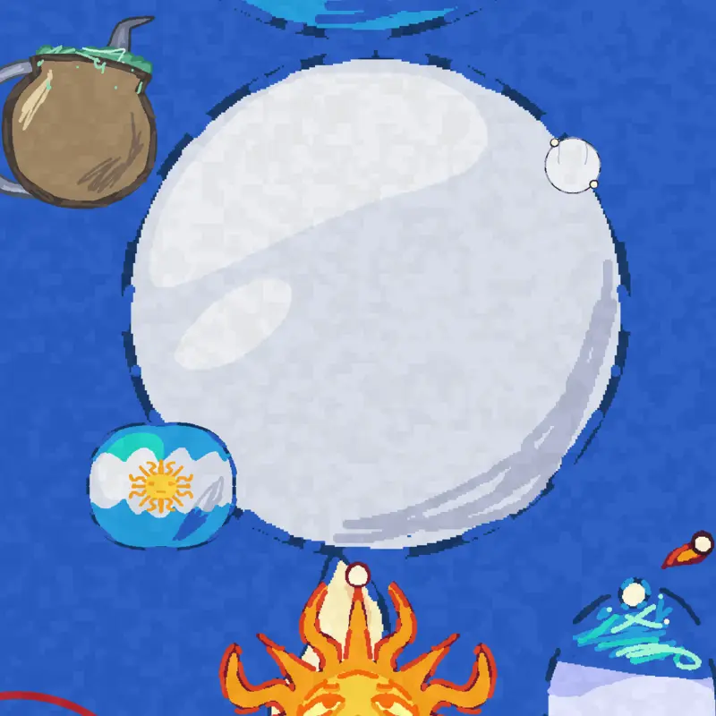 Countryball puzzle by @i_amkumi