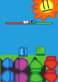 Ghit blue cube vs grenn cube
