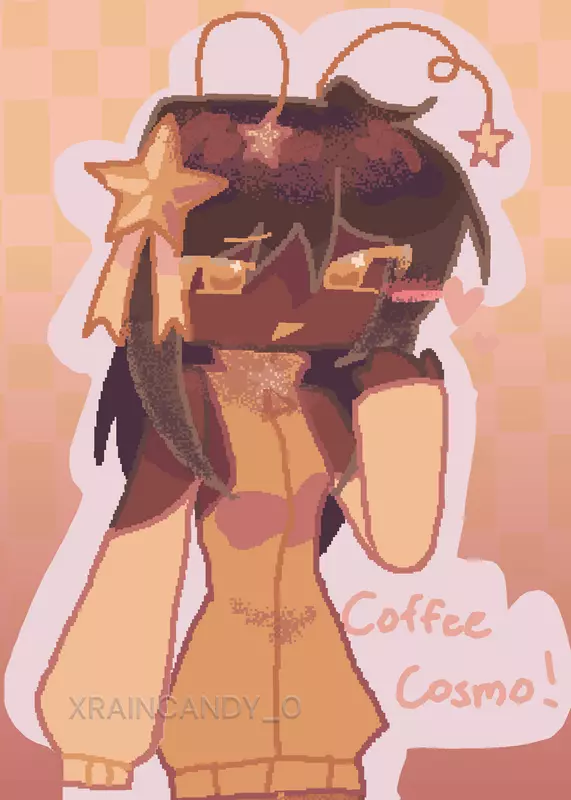 Coffee Cosmo Fanart by @Abyss4fmPf1KVp6
