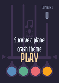Survive a plane crash music game