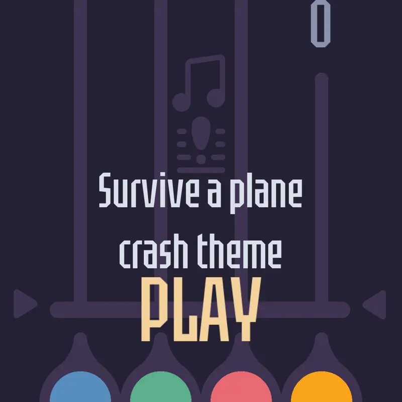 Survive a plane crash music game by @YahirGuzman