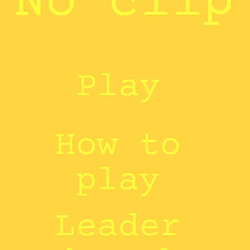No clip by @sprnk