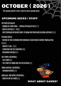 OCTOBER SCHEDULE ( 2026 ) - Ribbon