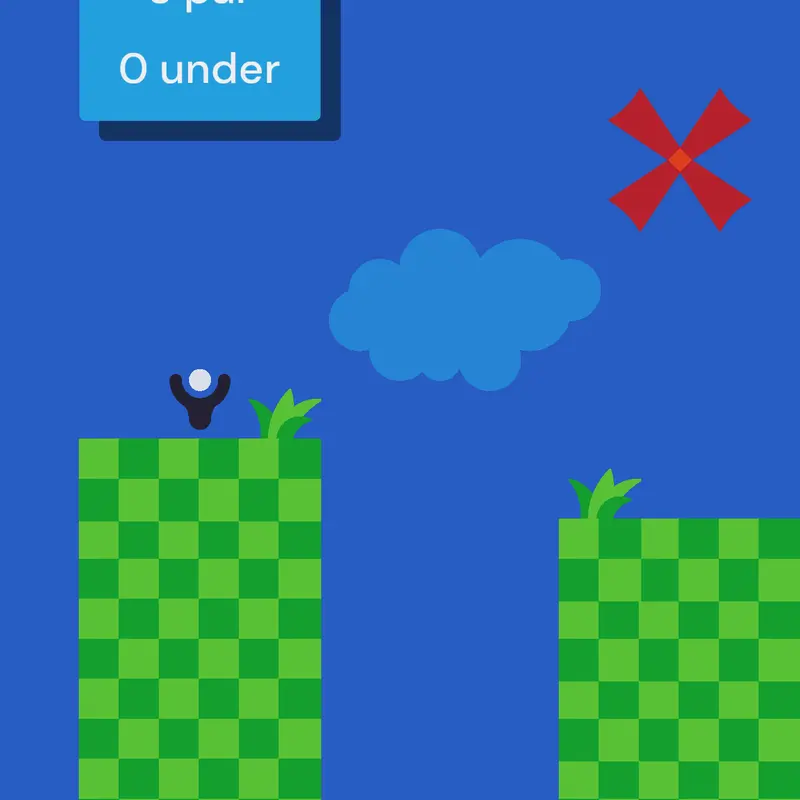 Harder golf hole by @Inster