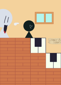 Piano stairs