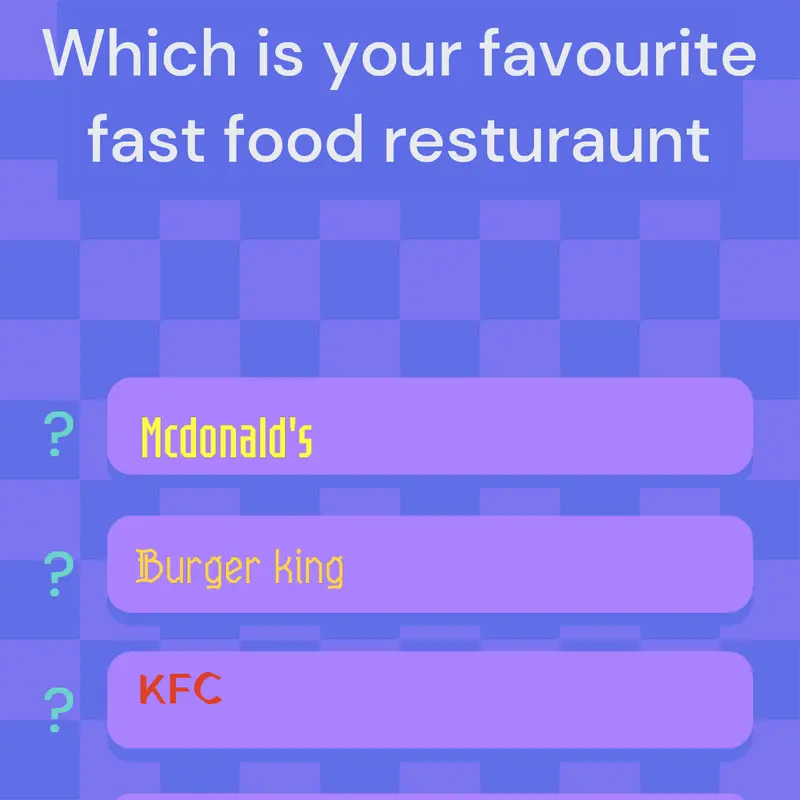 Which is your favourite fast food rest.. by @the_collector2710
