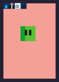 A Green cube game