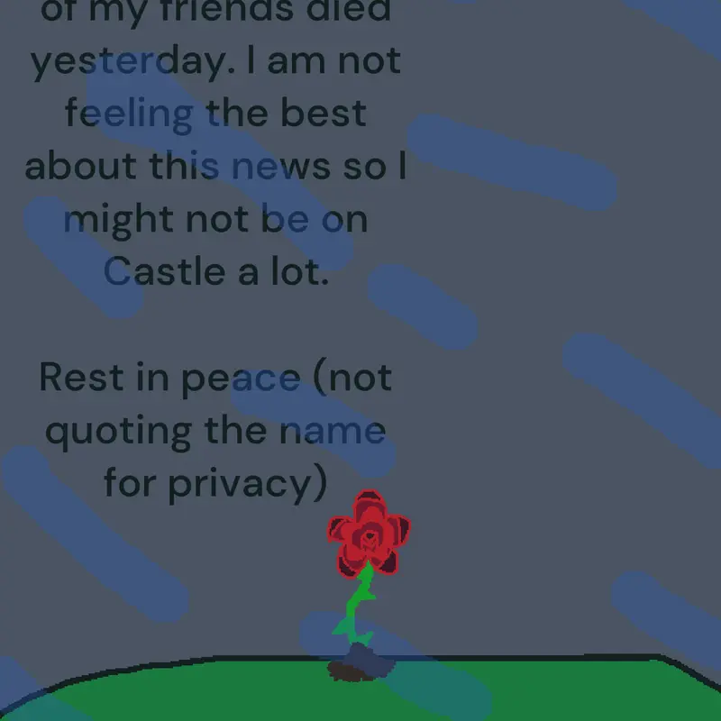 RIP. I miss you. by @PrpleNarwhal