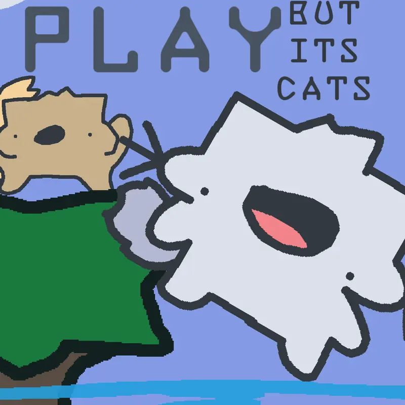 Cats ending game by @markerproduces