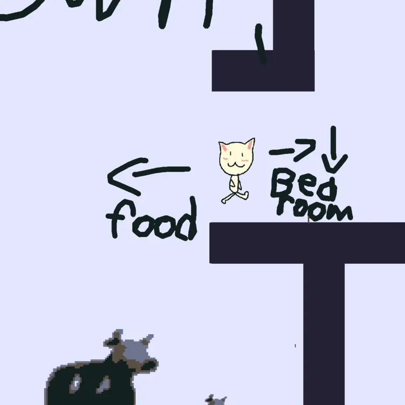Cat word! Come and play! by @Nessie_cat