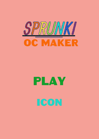 Sprunki OC Maker