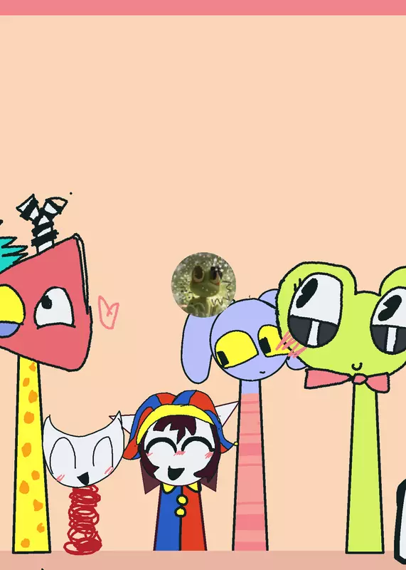 pomniandjax ragdoll by @ARIEFROMCASTLEHAHAHAXD