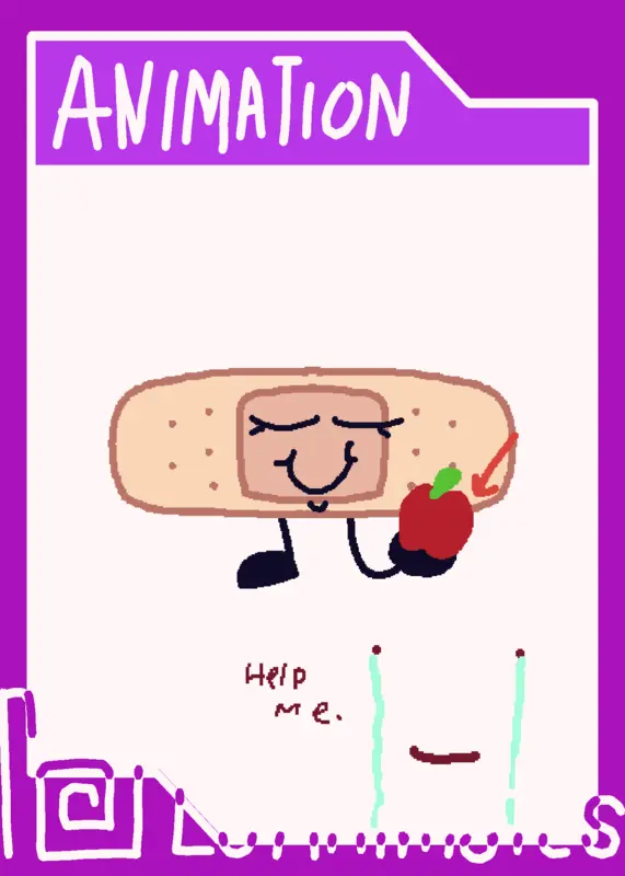 An Apple a Day Keeps the Bandaid Away by @LuAnimates