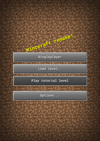 Minecraft recreation