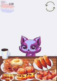 *. Mukbang pink flurry.*