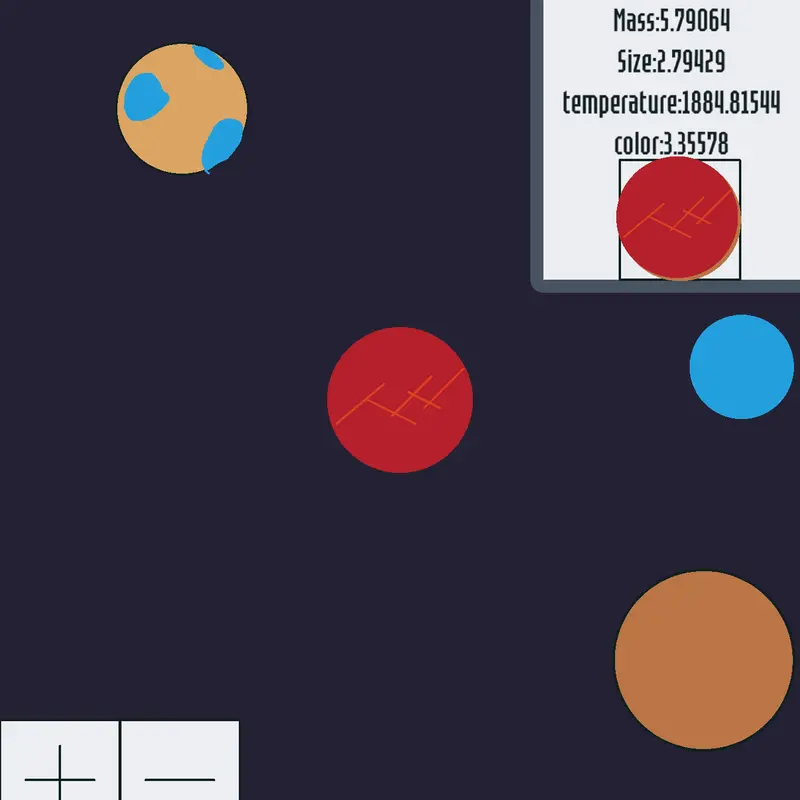 Planetary simulation by @Planet_Korea