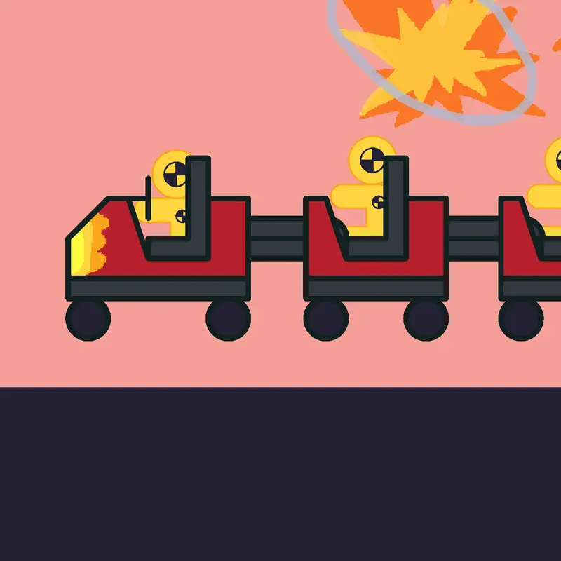 Roller coaster by @thealphaFrieslololol