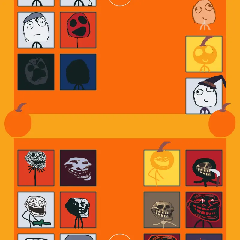 Derp vs troll Halloween by @redtroll49392